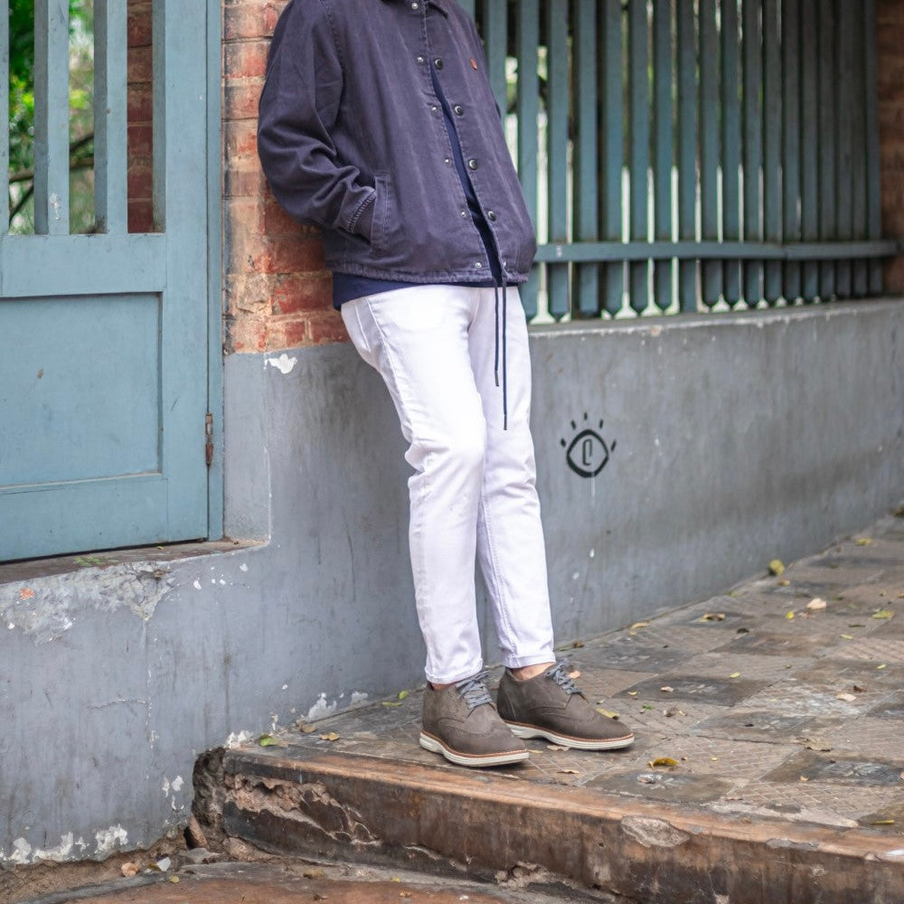 Derby Gris + 7cm