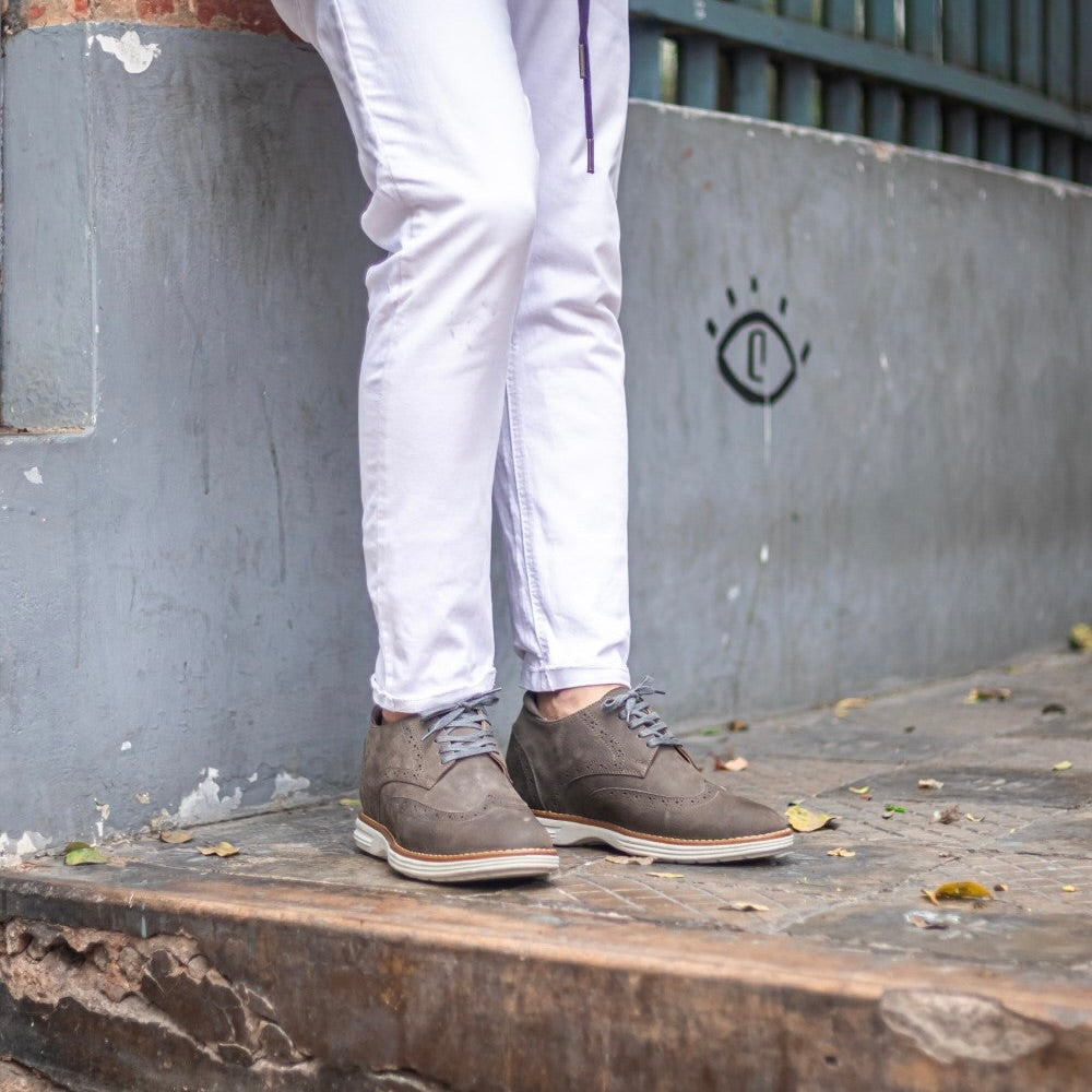 Derby Gris + 7cm