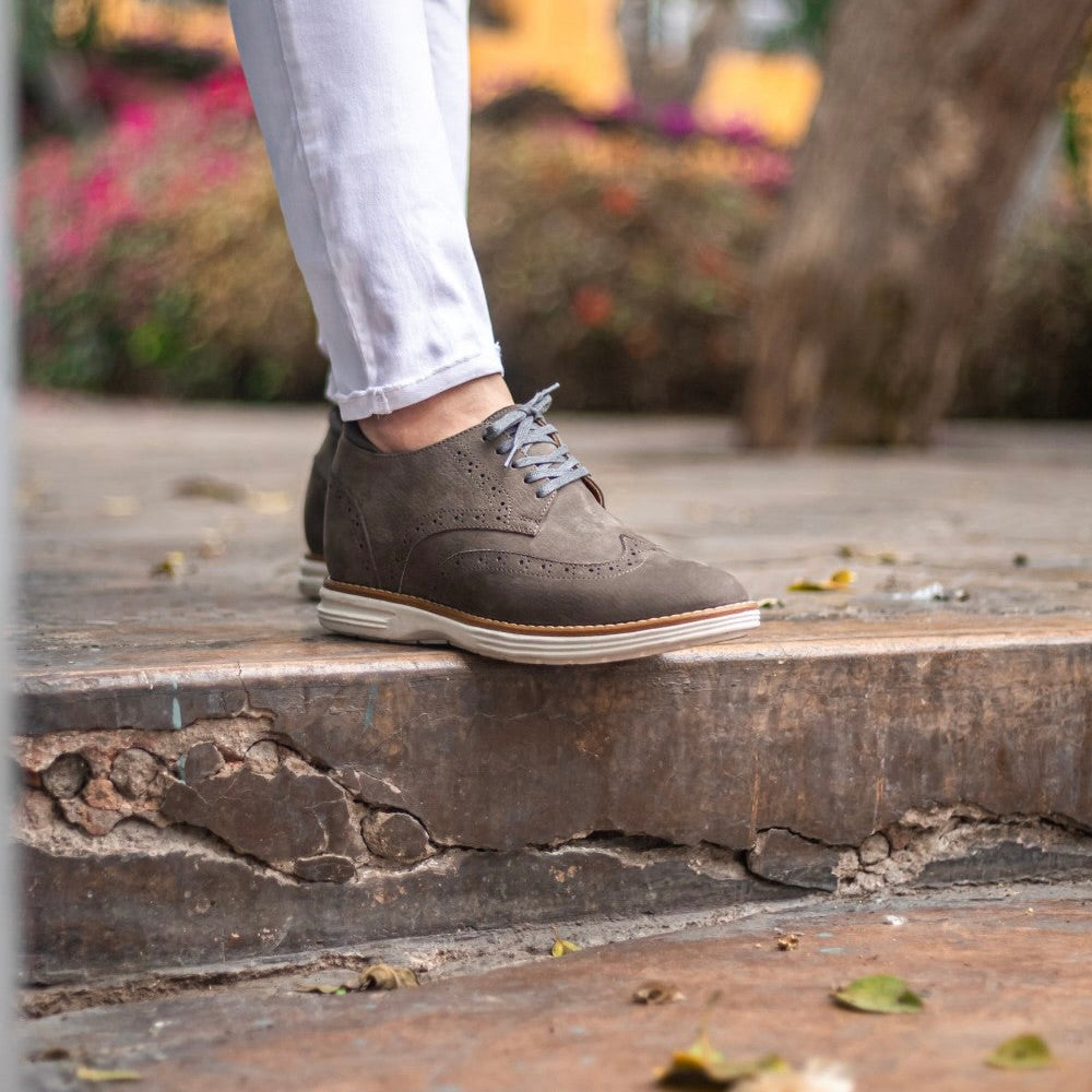 Derby Gris + 7cm