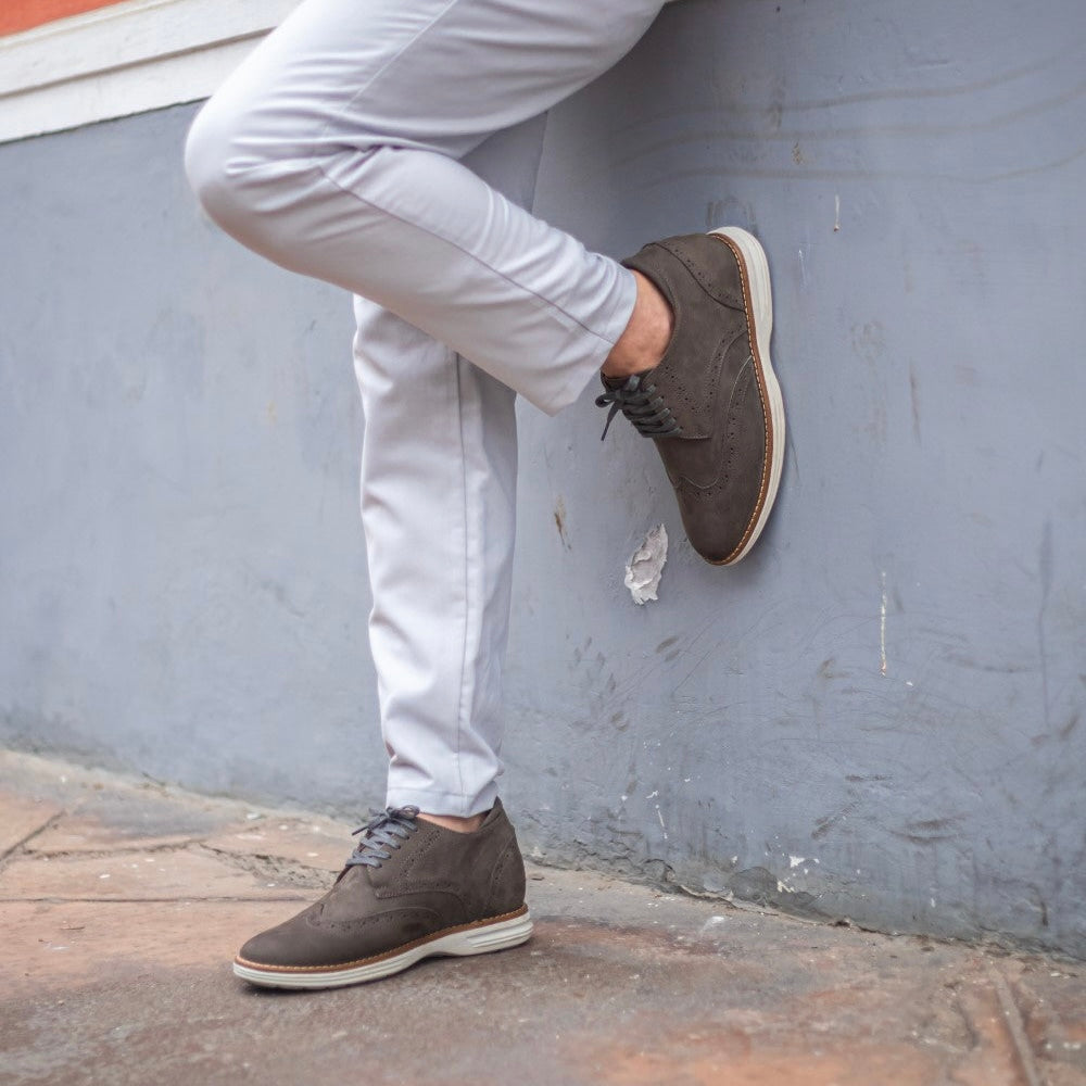 Derby Gris + 7cm